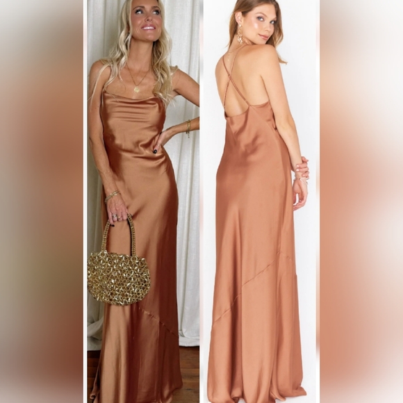 Show Me Your Mumu Tuscany Maxi Slip Dress - Picture 4 of 9